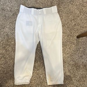 White softball pants (L)